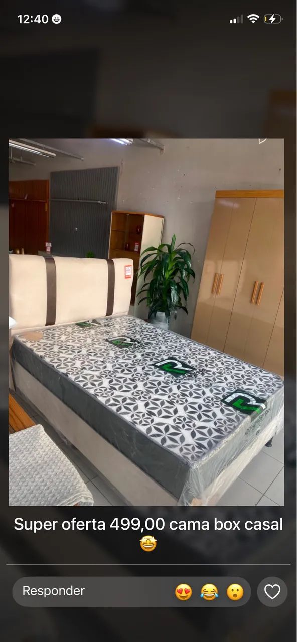 CAMA CASAL NOVA $499,00