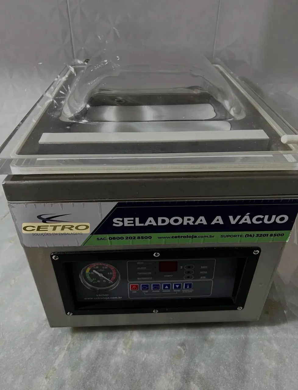 SELADORA A VÁCUO CETRO USADA POUCO TEMPO  - Foto 4