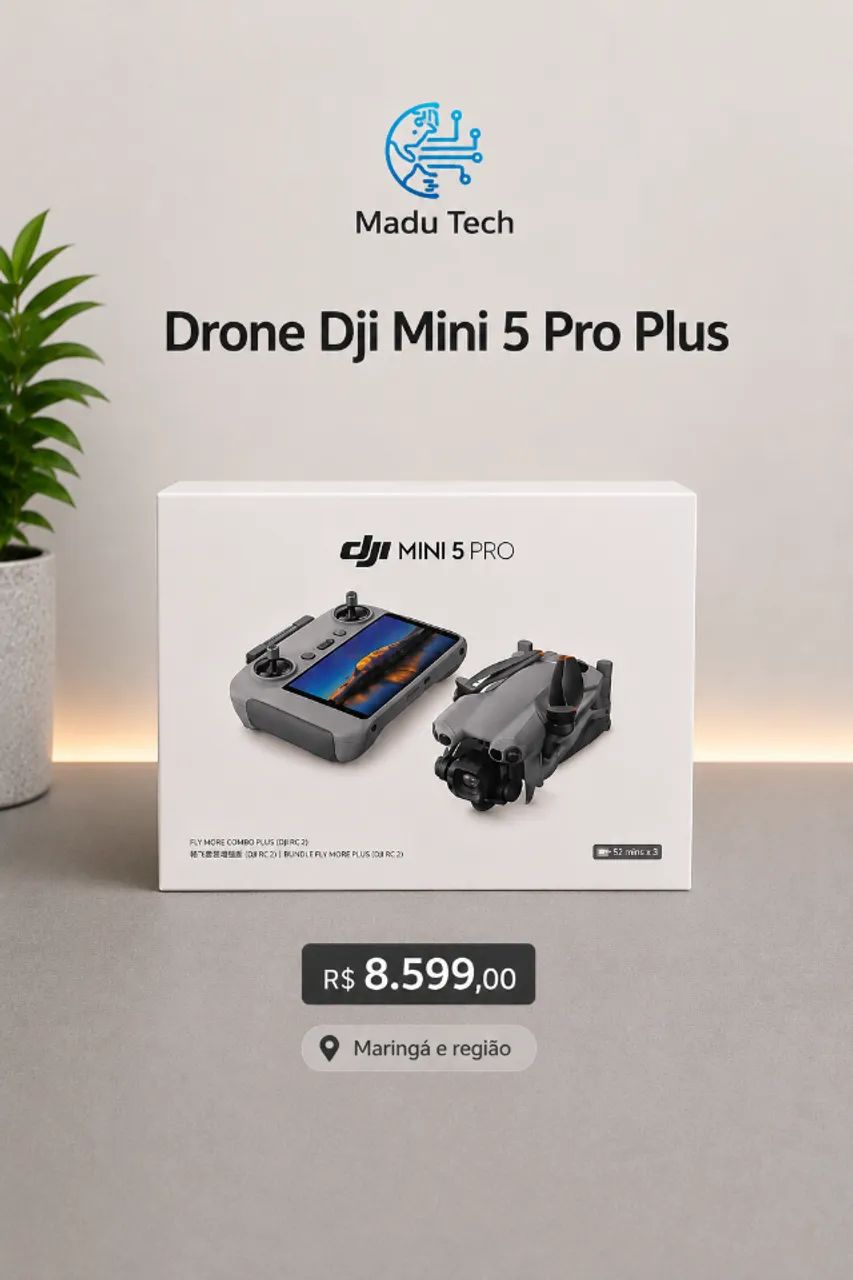 Drone Dji Mini 5 Pro Fly More Combo Plus