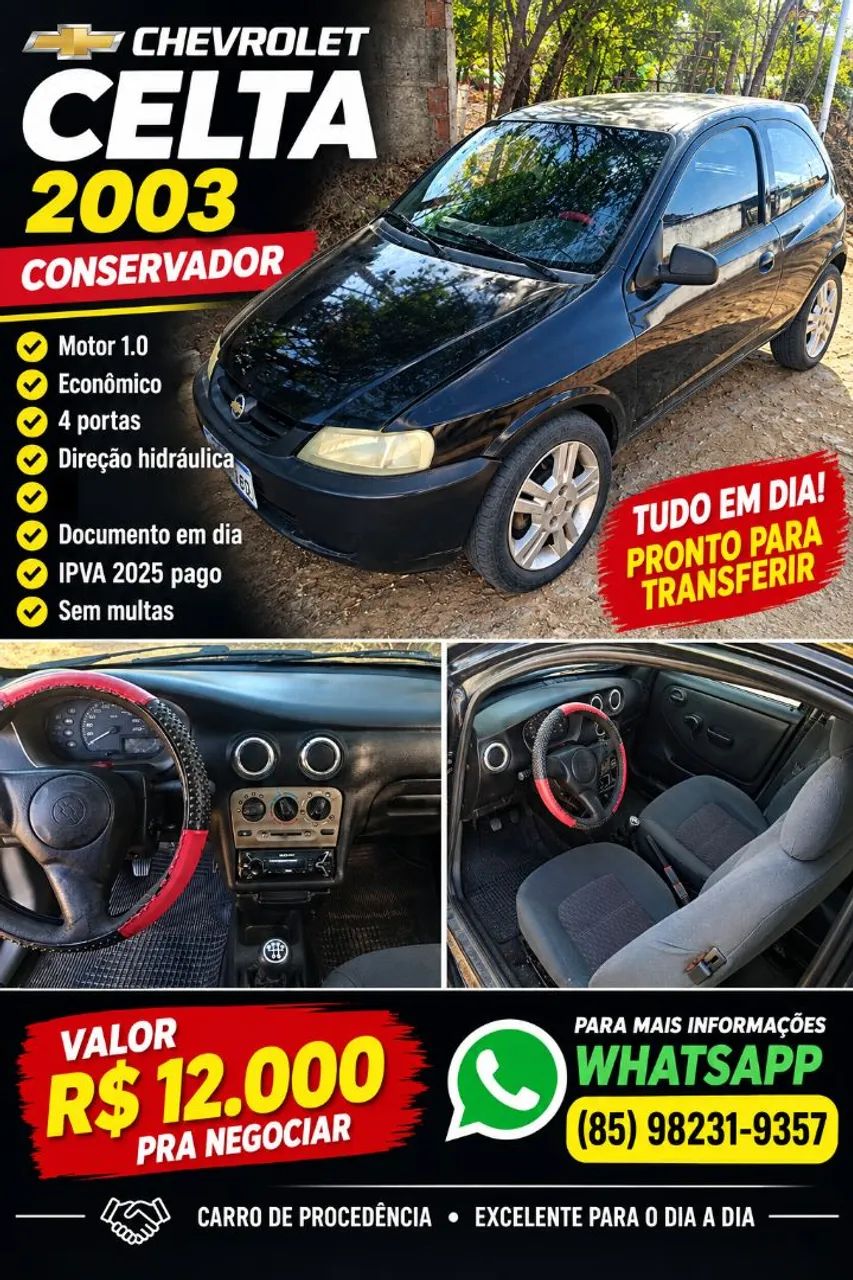 Chevrolet Celta 1.0/super/n.piq.1.0 MPFI VHC 8V 3P 2003