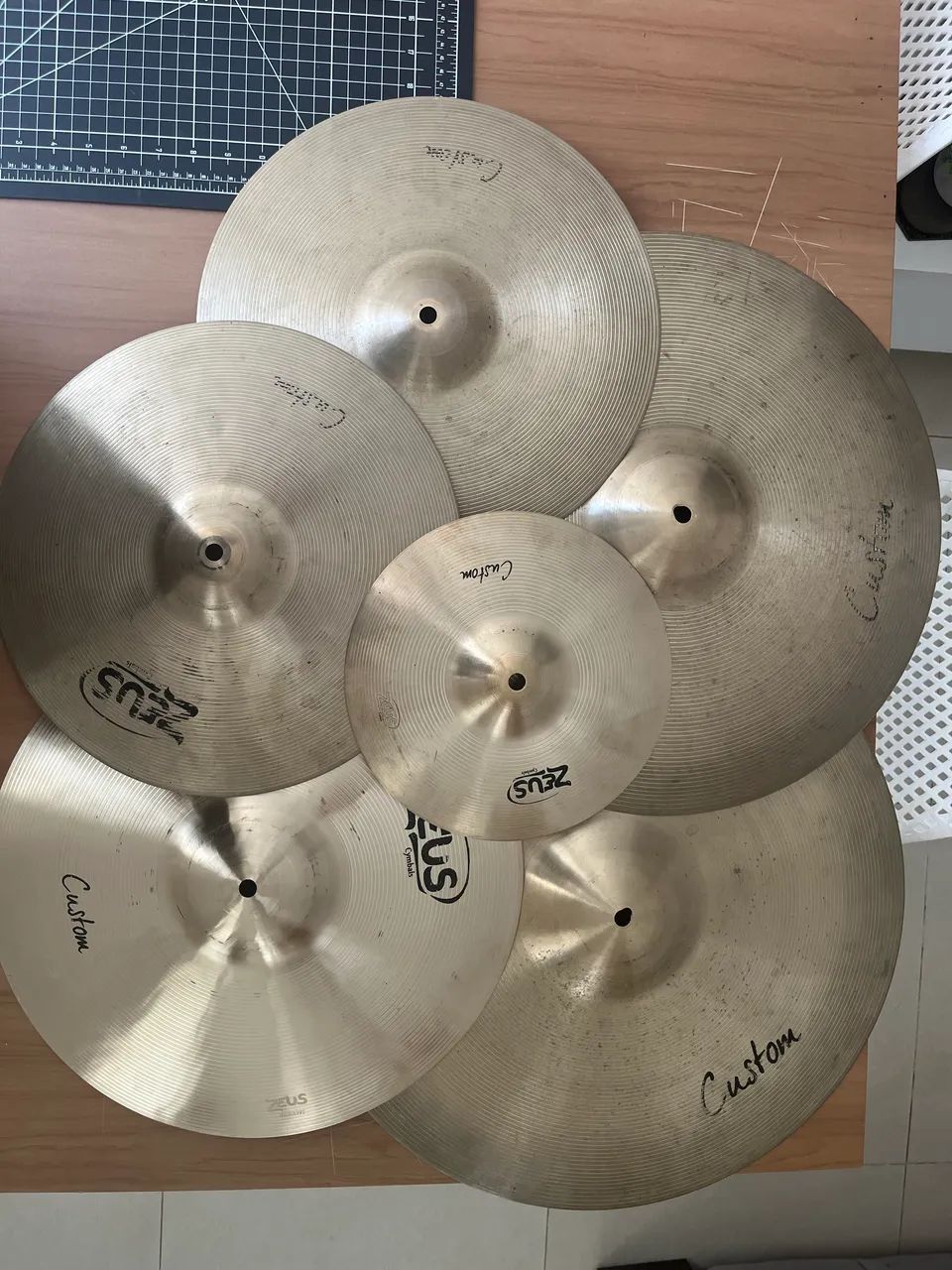 Kit Pratos Zeus Custom B20 - Instrumentos musicais - Setor Sul
