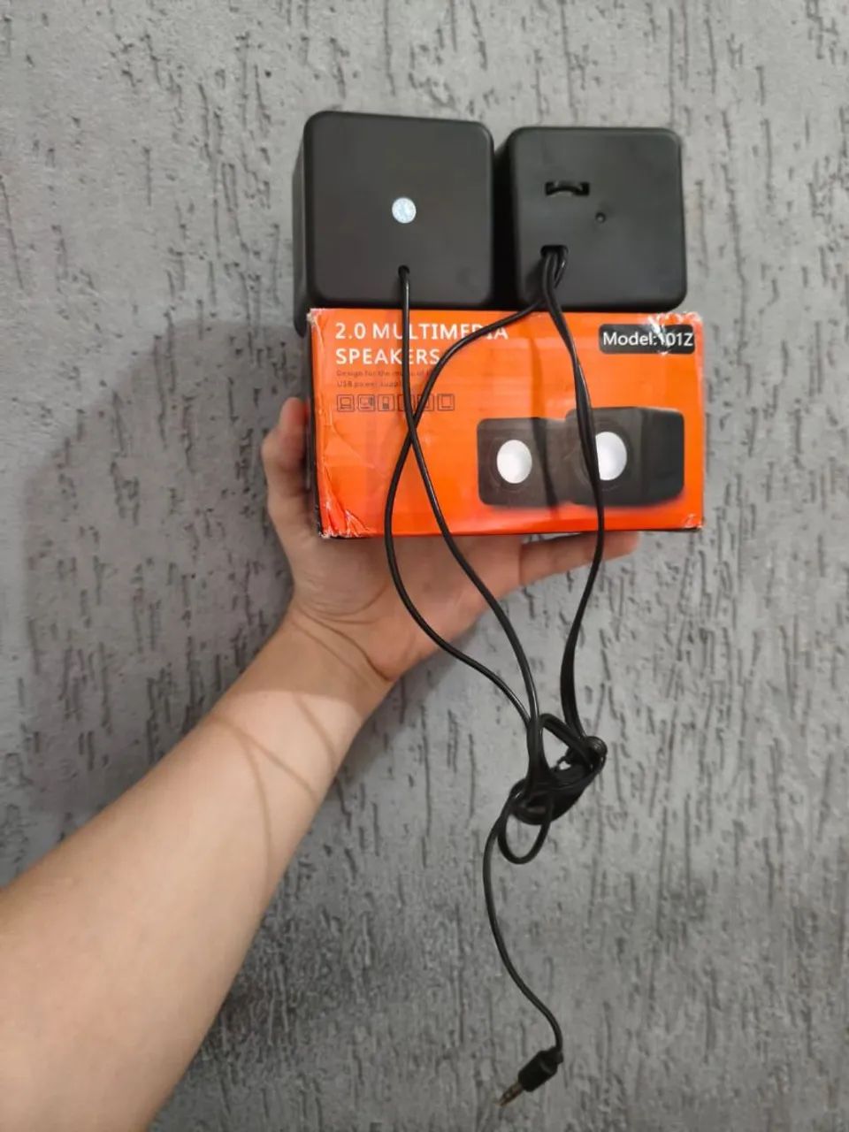 Caixas de Som Multimídia 2.0 (Modelo 101Z) - Conexão USB e P2 - Foto 2