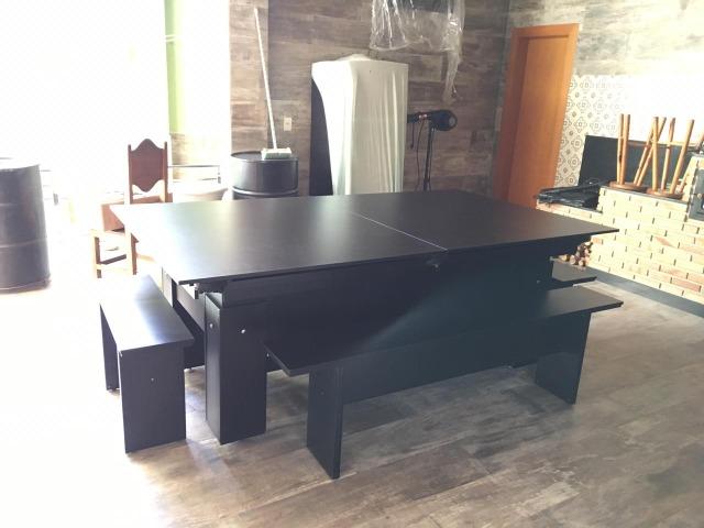 Mesa de Bilhar Com Redinhas Tecido Amarelo Modelo CCW8202 - Foto 2