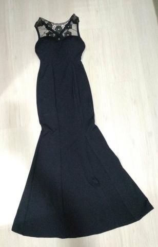 Vestido preto longo - Foto 2
