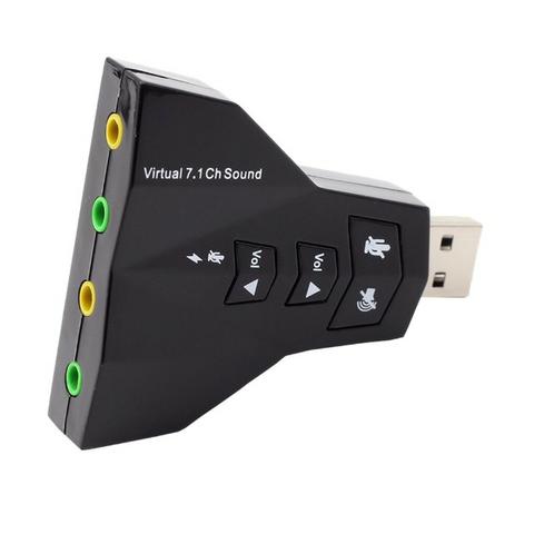Adaptador Placa De Som 7.1 Usb 2.0 P2 P/ Fone/microfone Knup - Foto 3
