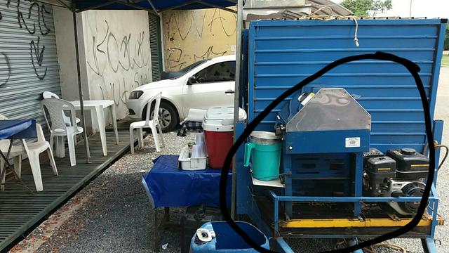Moenda de cana mais motor