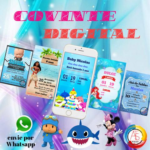 Convite digital animado