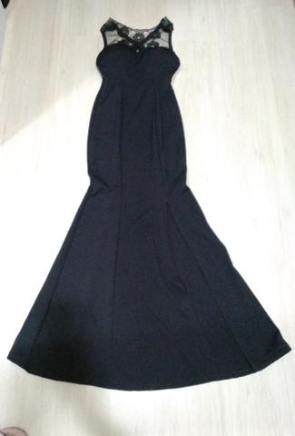 Vestido preto longo - Foto 4