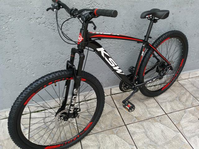 Bicicleta aro 29 Nova! Aluminio Shimano Tourney - Foto 2