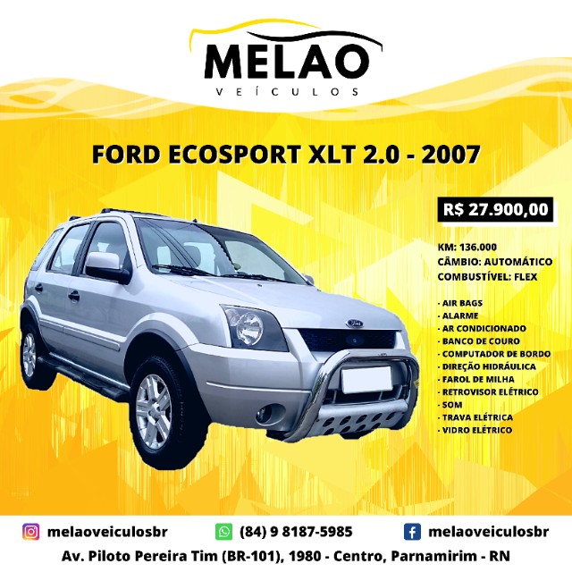 FORD ECOSPORT XLT 2.0 2007