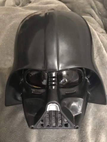Vintage Darth Vader Face Mask original, importada, de plástico duro, ítem de coleção, - Foto 5