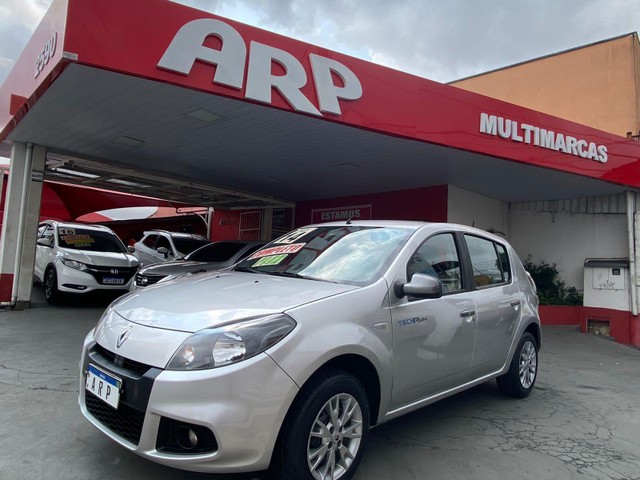 RENAULT SANDERO TECH RUN 1.0 PRATA 2014 FLEX MANUAL