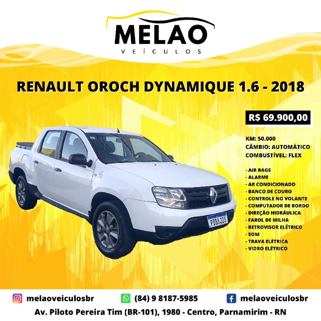 RENAULT OROCH DYNAMIQUE 1.6 2018
