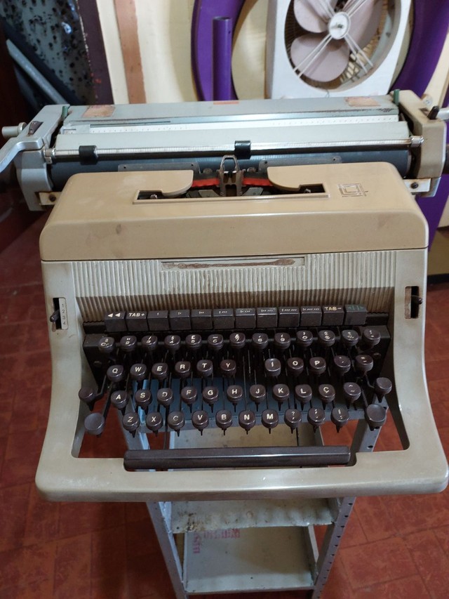 Máquina escrever decoração 