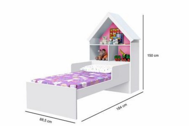 Cama Mini Casa Infantil Mágica Gabrielli - Foto 2