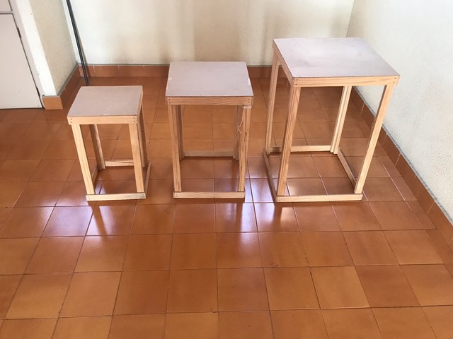 Banco de apoio decoração aniversário 
