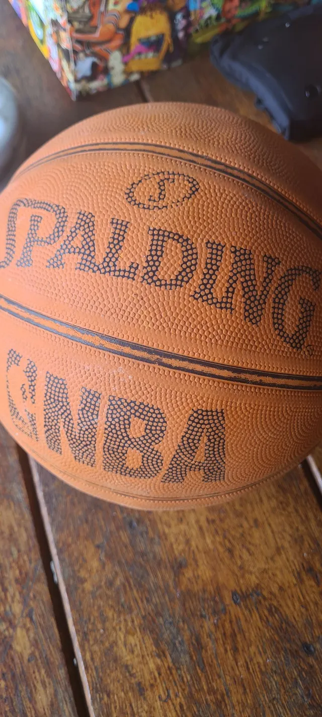 Bola Basquete Spalding Tf-50 Tamanho 7 E Bomba De Encher