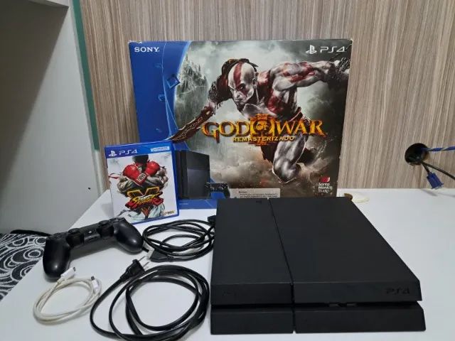 PS4 Fat 500gb - 1 Controle - Sem Jogo - Nova Era Games e Informática