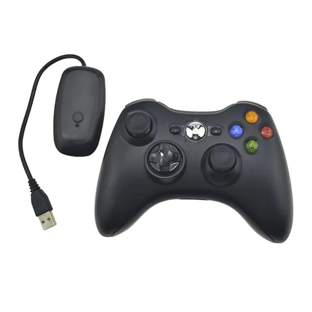Controlador de jogos sem fio para Xbox Series S/Series X/One S/One  X/360/One/PS3/PC/PC 360/Windows 7/8/10/11, Vibração dupla embutida com  conexão 2.4GHz, Carregamento USB, Luz de fundo LED (preto vermelho) :  : Games e