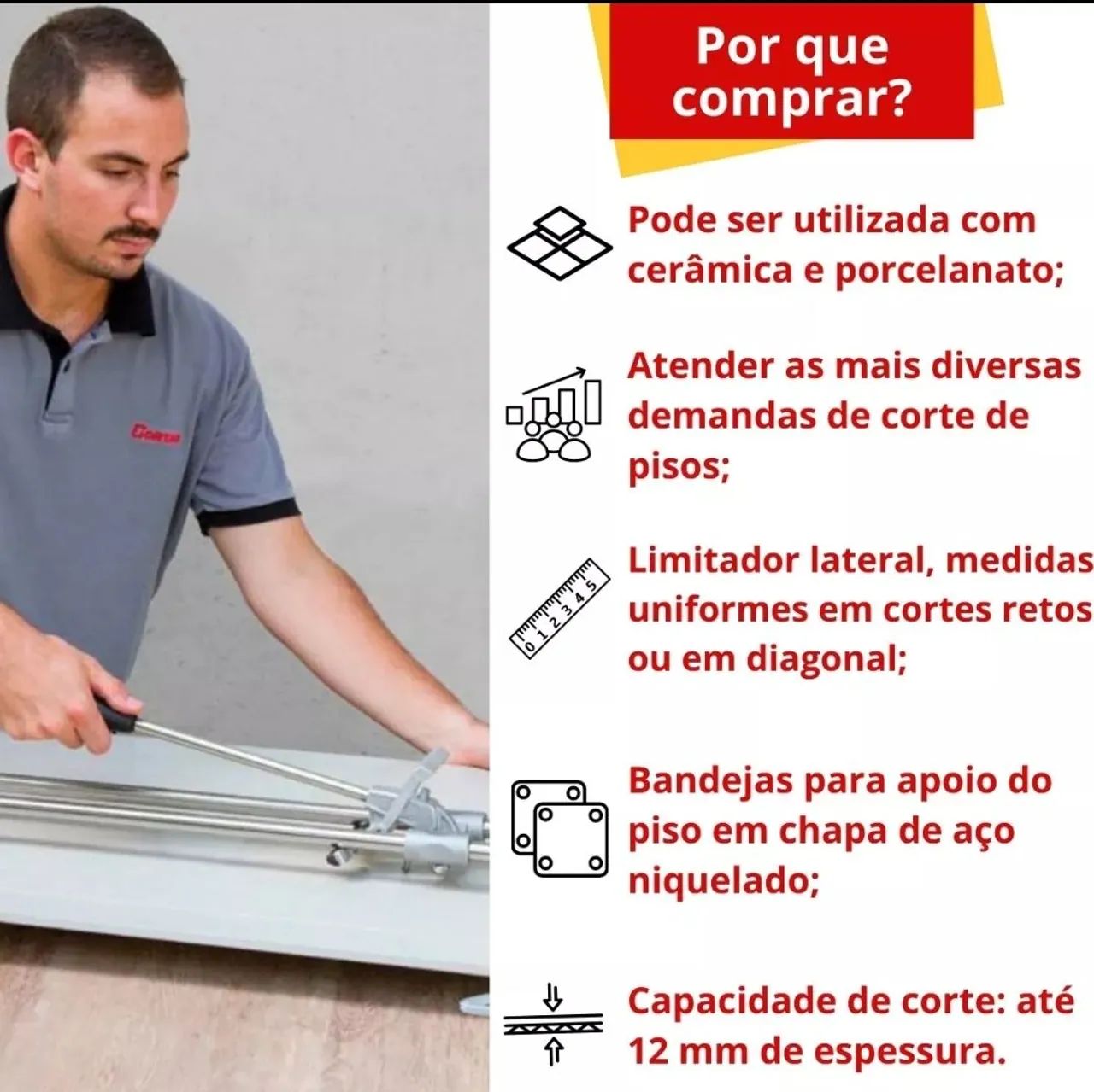 Riscadeira Cortador NEW MASTER 90 Cortag - Foto 5