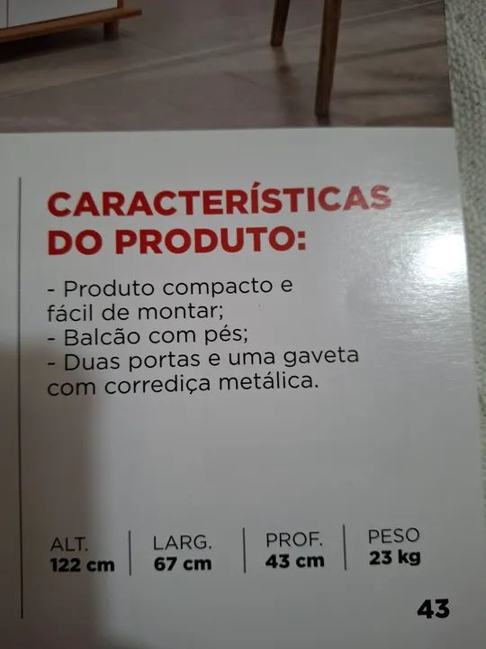 Armário de Cozinha com Micro-ondas - Foto 3
