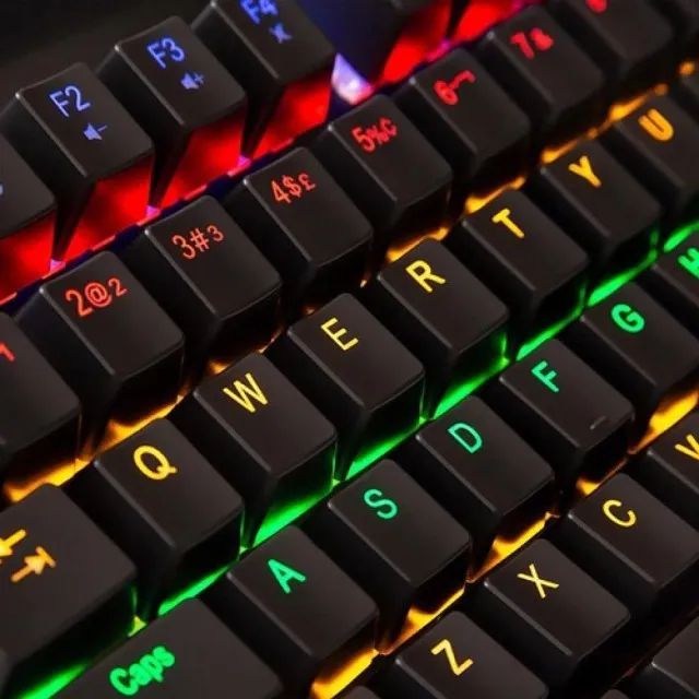 Dazz Cyborg Revolution Gaming Mechanical Keyboard, with LED, Outemu Brown Switch, ABNT64318047536258122