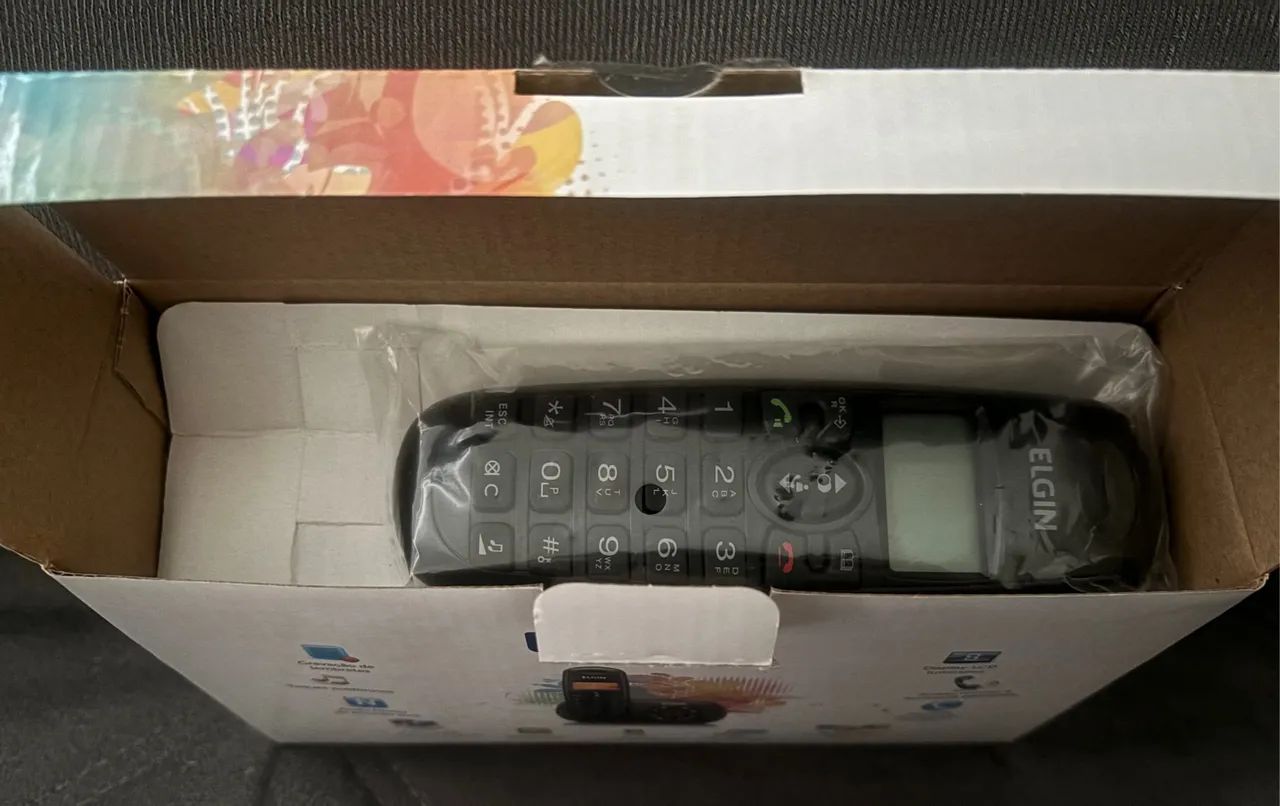 Telefone sem Fio Elgin TSF 700SE Secretária Eletrônica - Foto 2