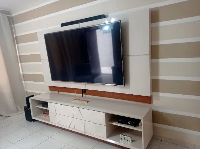 PAINEL RACK HOME PARA TV ATÉ 82P LUXO LINDO BARATO USADO - Foto 3
