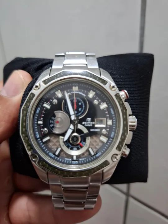 Casio ediffice em aço , original . - Foto 5