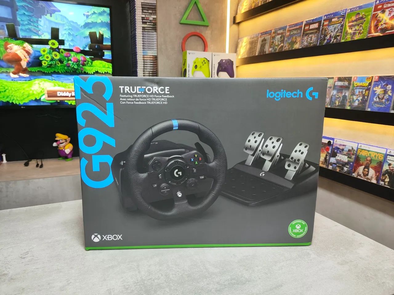 Volante Logitech G923 Novo Xbox e PC Loja Física em Curitiba desde 1997