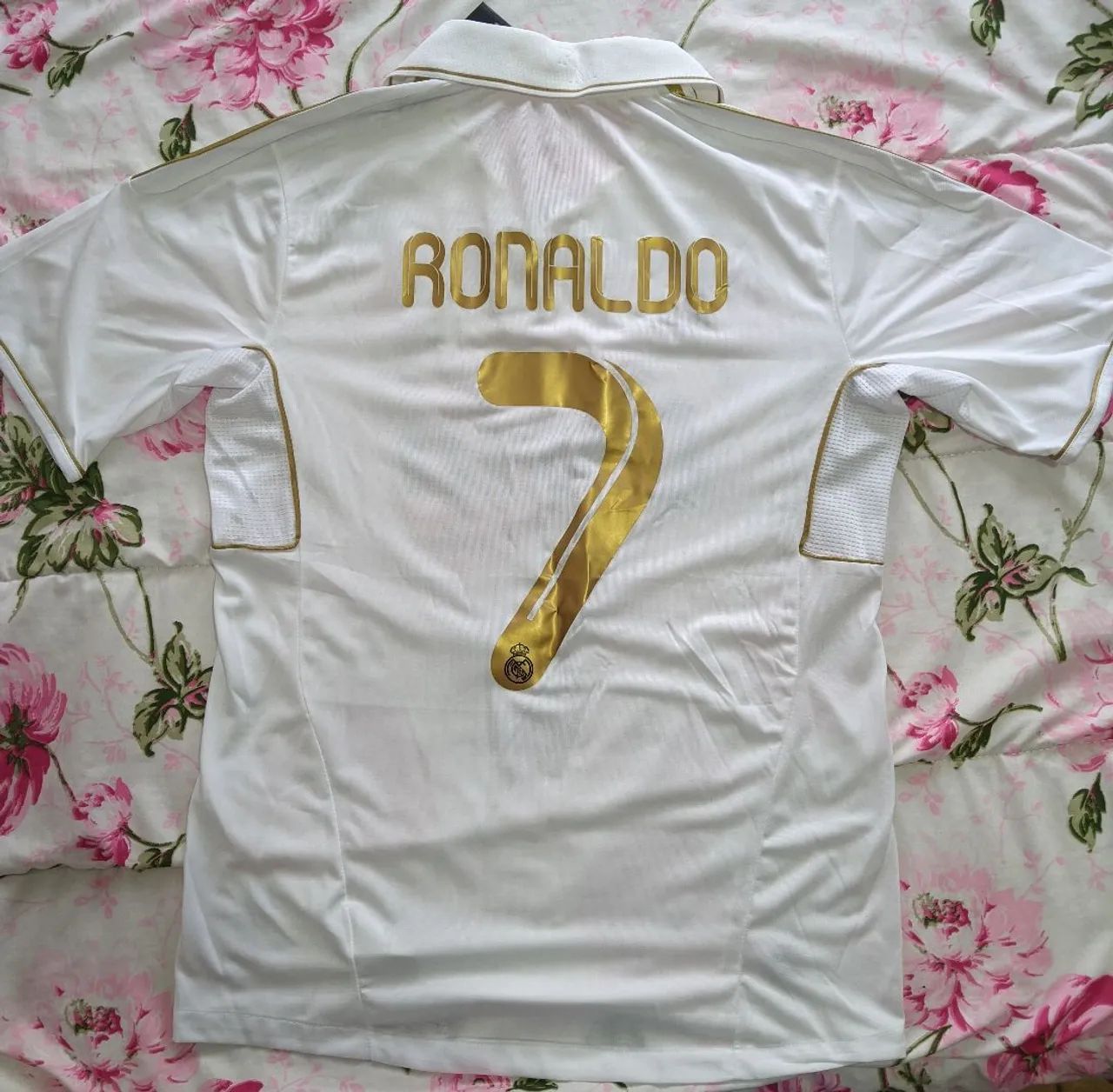 Camisa Real Madrid Cristiano Ronaldo 7 2011 - Foto 3