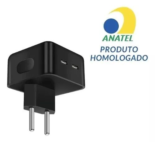 Fonte Turbo 40w Duplo Usb C + Cabo Para iPhone 11 12 13 14 - Foto 6
