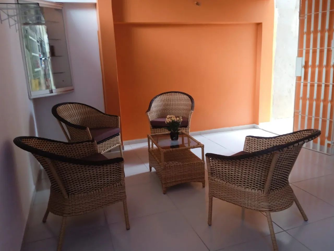 Conjunto de fibra 4 cadeiras  - Foto 3