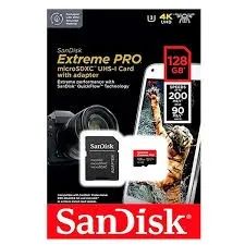 Cartão De Memória Sandisk Extreme Pro 128gb