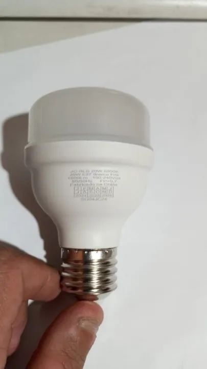 Lâmpada 20W luz branca cada