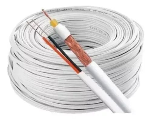 Cabo Coaxial 4mm Bipolar 100m Cftv - Câmeras