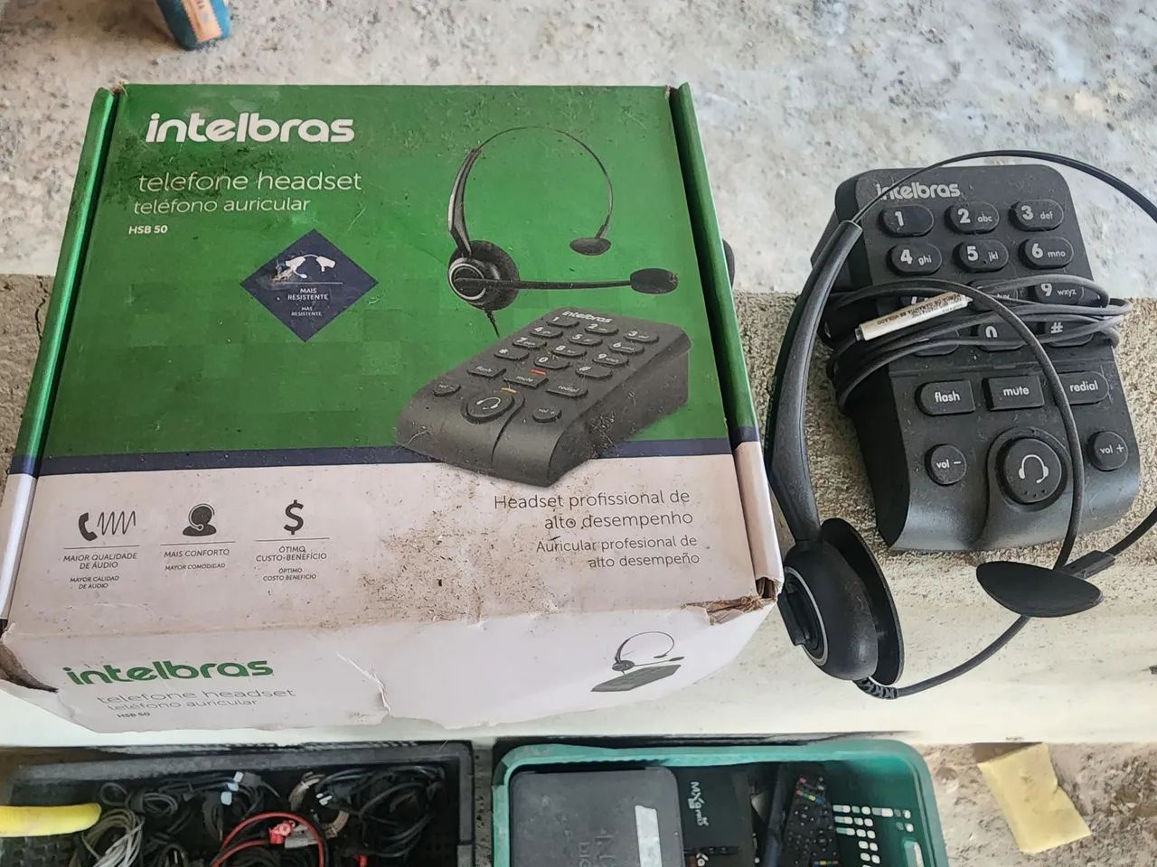 TELEFFONE INTELBRÁS HEADSET HSB50
