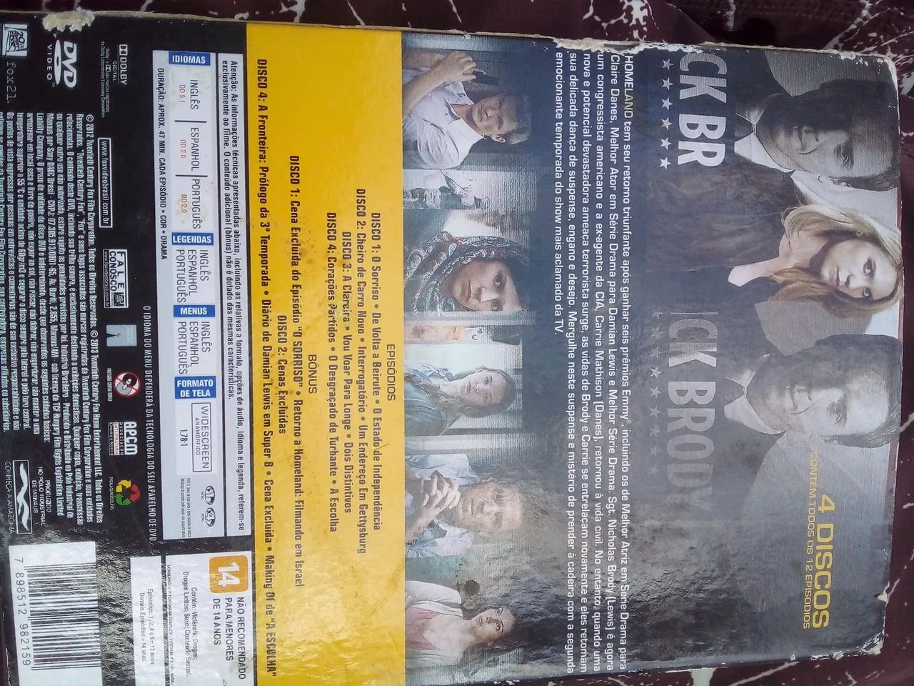 DVD Homeland: Season 2 Complete (4 Discs)64750970315777121