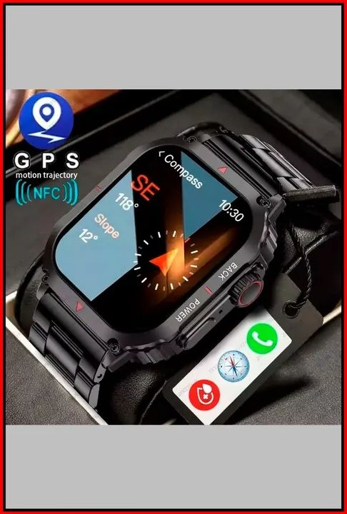 Relógio Smartwatch p/ Diabéticos Mede Glicose do Sangue. Novo na caixa 1001 funções.  - Foto 2
