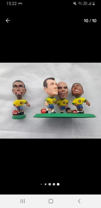 Bonecos de Futebol do Brasil - Coleção Completa!