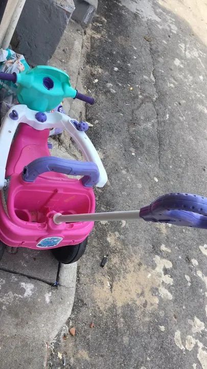 Carrinho de passeio  infantil rosa e azul