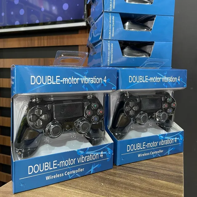 Controle ps4 sem fio novos na caixa garantia de 3 meses