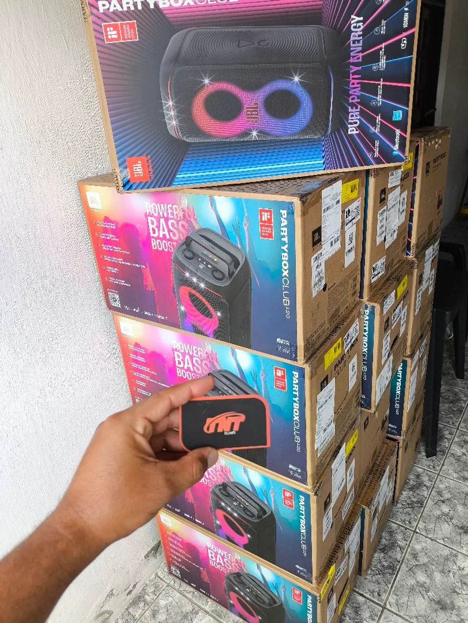 Caixa de Som Bluetooth JBL Partybox Club 120 - 1 Ano de Garantia Nota Fiscal 