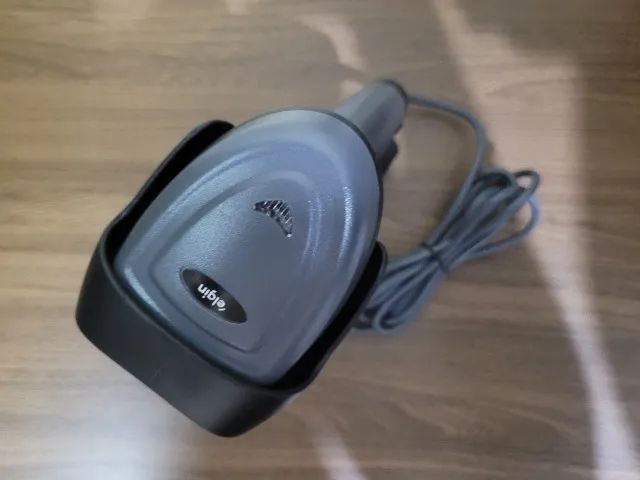 Leitor De Codigos Com Suporte Elgin Bematech Br520 1d 2d Usb Cor Preto - Foto 5