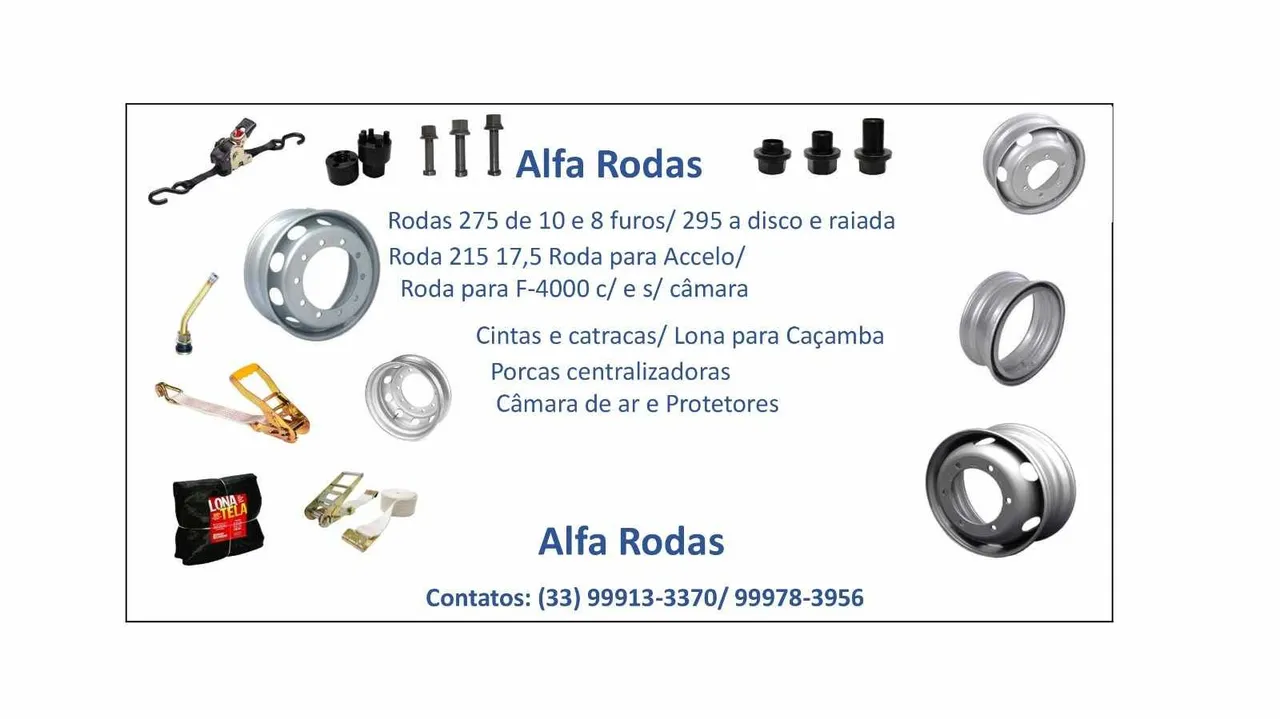 Rodas e Acessórios para Caminhões - Alfa Rodas