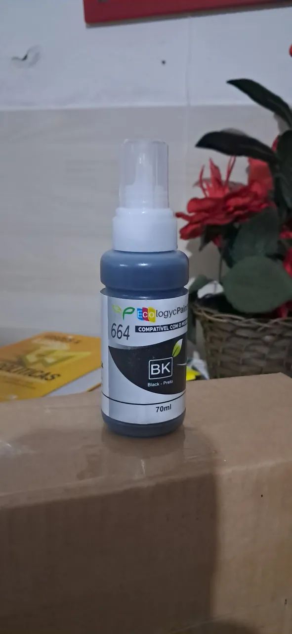 Tinta Compatível para Impressora Epson 664 Preto 70ml