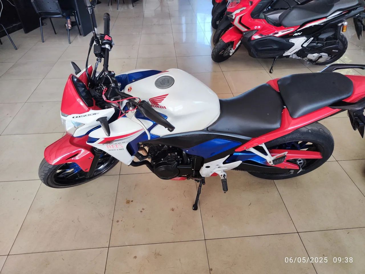 HONDA CB 500F BRANCA 2014 VITÓRIA MOTORS GUARAPARI  - Foto 5