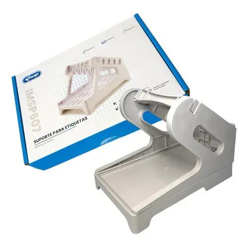 Suporte para Etiquetas térmicas Compatível Com Rolo ou Resma 100x150 mm - Cor Cinza - Foto 2
