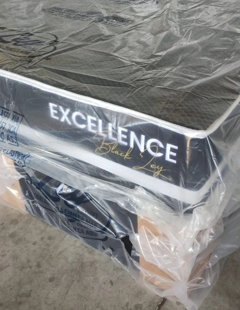 Cama queen size  Black_ Molas ensacadas  - Foto 4