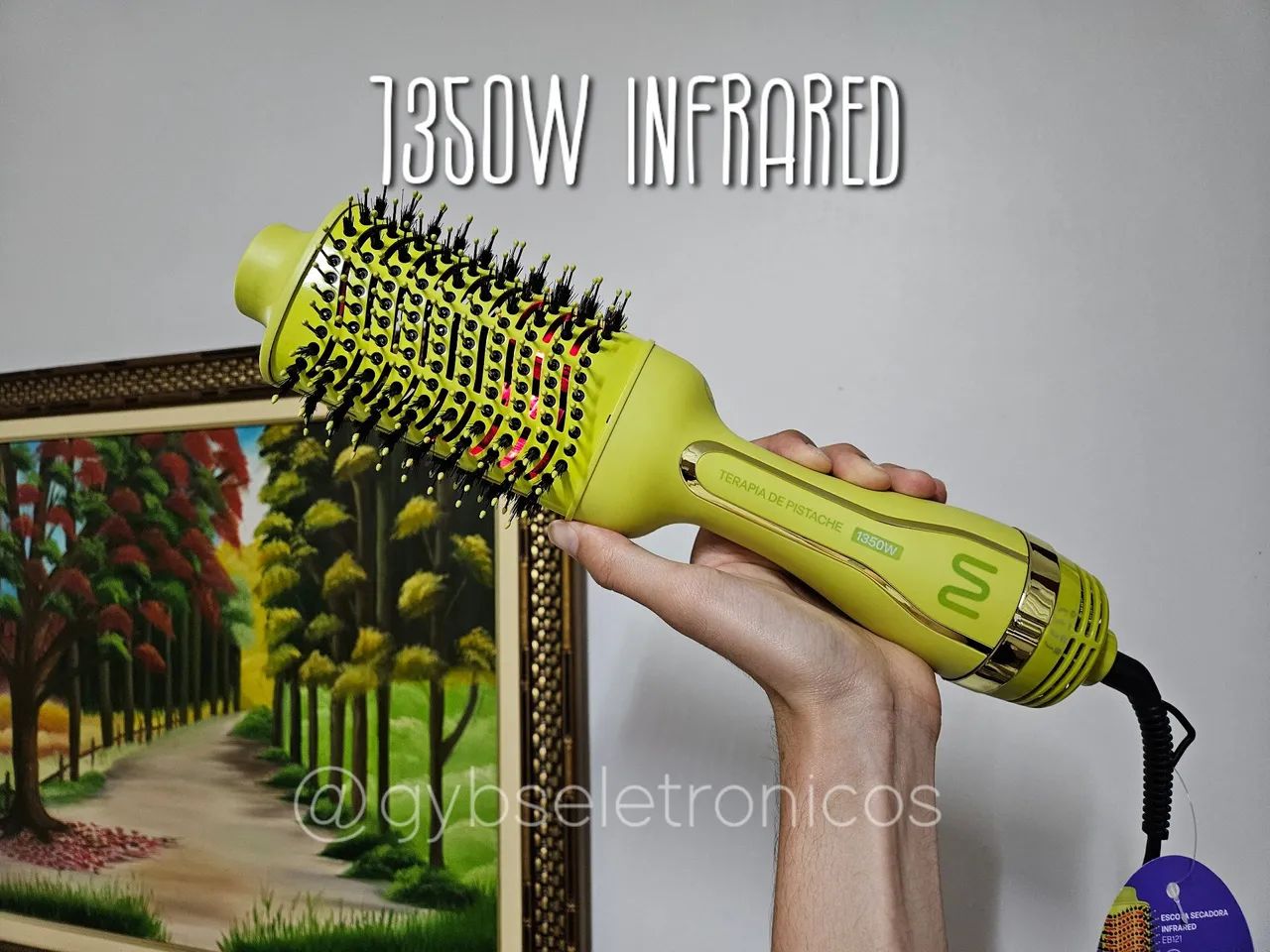 Escova Secadora Multi Care 1350W Terapia de Pistache! Novas na caixa - Foto 3